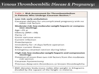 Page  48
Venous Thromboembilic Disease & Pregnancy:Venous Thromboembilic Disease & Pregnancy:
 