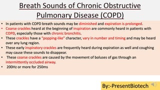 COPD , IPF and Lung Sound Samples | PPTX