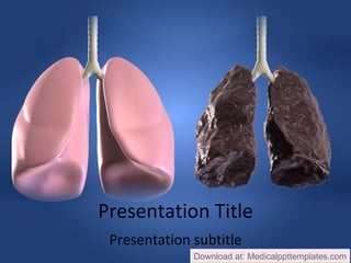 Presentation Title Presentation subtitle Download at: Medicalppttemplates.com 