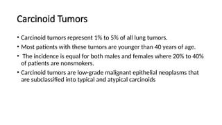 Comprehensive Overview of Lung Tumors: Types, Causes, and Clinical ...