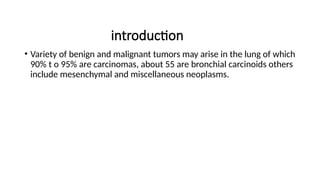 Comprehensive Overview of Lung Tumors: Types, Causes, and Clinical ...
