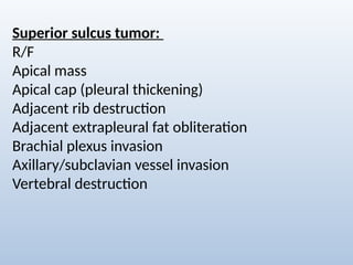 Comprehensive Radiological Overview of Lung Tumors and Thoracic ...