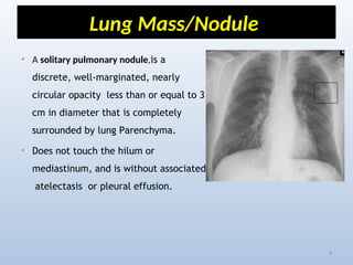Comprehensive Radiological Overview of Lung Tumors and Thoracic ...