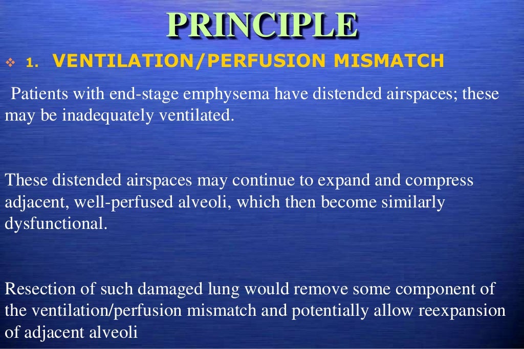 Lung volume reduction surgery