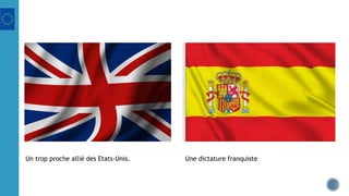 Un trop proche allié des Etats-Unis. Une dictature franquiste
 