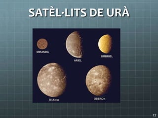 SATÈL·LITS DE URÀ
27
 
