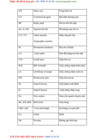 Luận Văn A Study On Translation Of Economic And Trade Terminology From ...