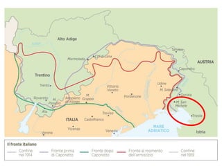 Sui luogi della Grande Gerra