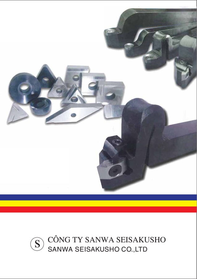 Lưỡi cắt Sanwa Seisakusho catalogue Vietnamese PDF