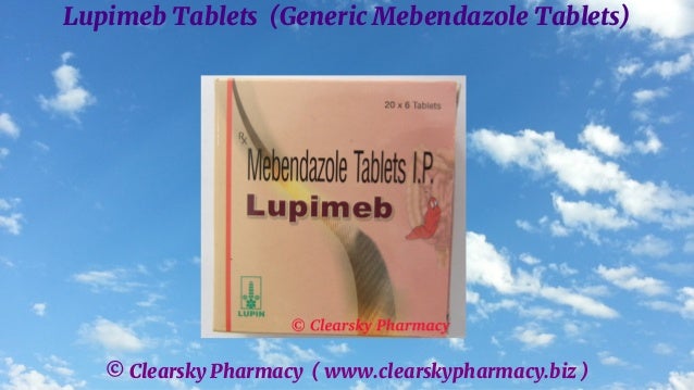 © Clearsky Pharmacy ( www.clearskypharmacy.biz )
Lupimeb Tablets (Generic Mebendazole Tablets)
 