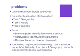 Inquiry learning and the Australian Curriculum | PDF