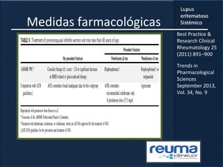 Medidas farmacológicas
Best Practice &
Research Clinical
Rheumatology 25
(2011) 891–900
Trends in
Pharmacological
Sciences
September 2013,
Vol. 34, No. 9
 