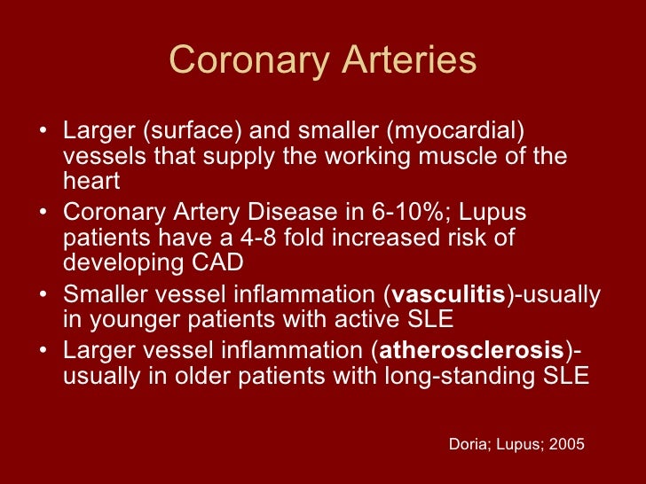 Lupus and cardiovascular disease