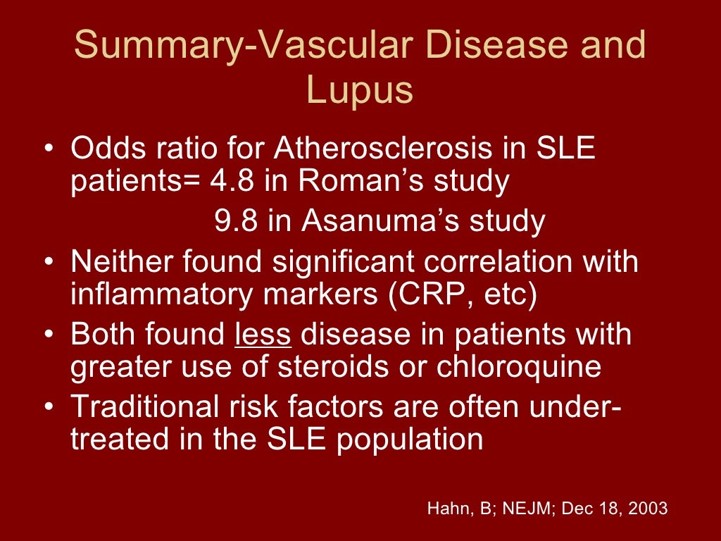 Lupus and cardiovascular disease