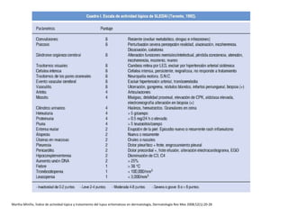 Martha Miniño, Índice de actividad lúpica y tratamiento del lupus eritematoso en dermatología, Dermatología Rev Mex 2008;52(1):20-28
 