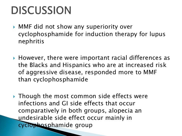 Cytoxan Infusion For Lupus