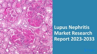 Lupus Nephritis
Market Research
Report 2023-2033
 