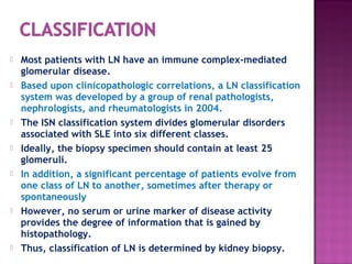 Lupus nephritis post fff | PPT