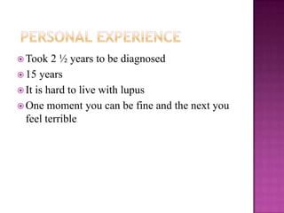 Lupus letter to family and friends image