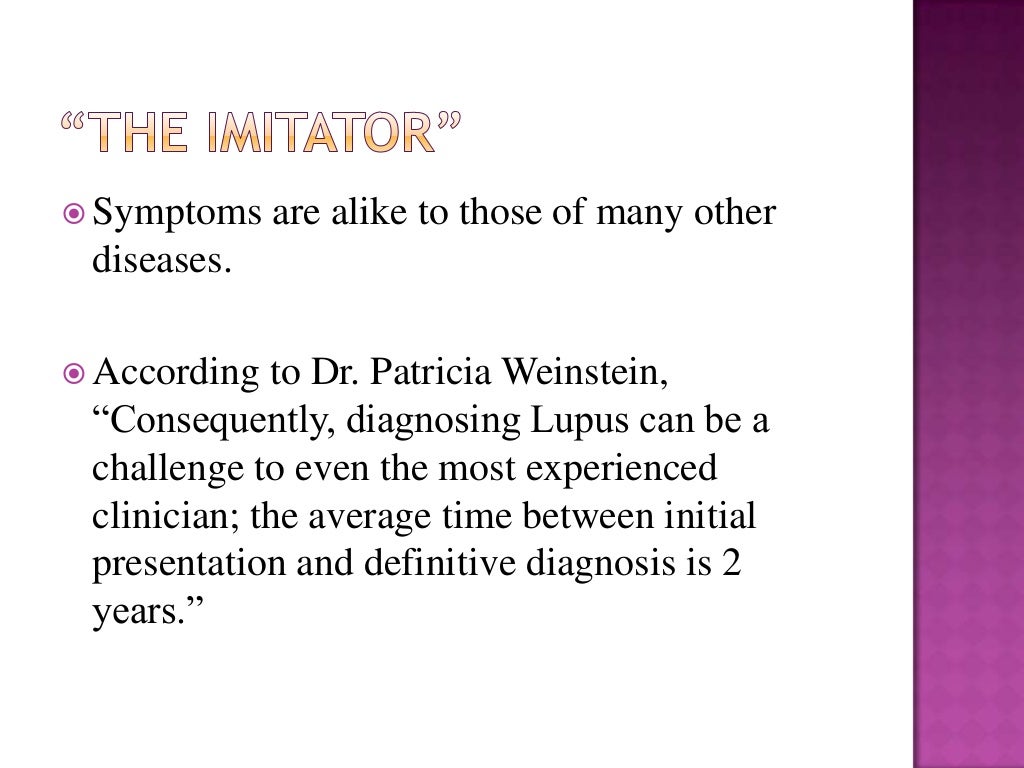 Lupus informative speech image