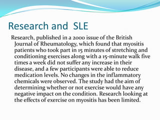 Lupus Treatment and Rehabilitation | PPT
