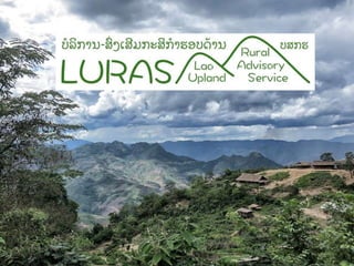 The Lao Uplands
Rural Advisory Services
Project
 
