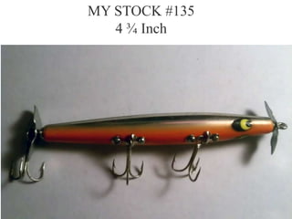 Antique Fishing Lures are Valuable To Collectors Stock Photo
