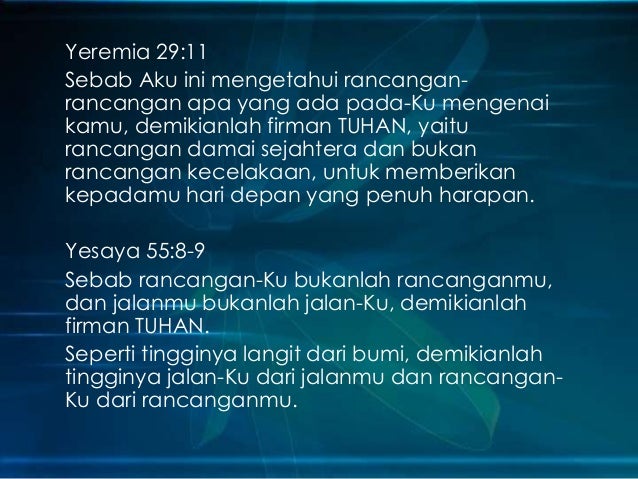 Luruskan jalan bagi Tuhan