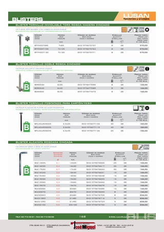 Fijación y Tornillería