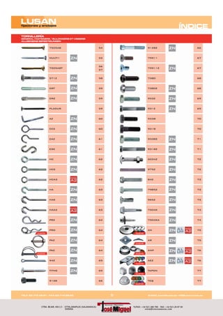 Fijación y Tornillería