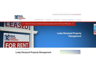 Lusby property management