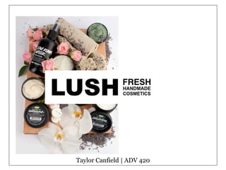 Taylor Canfield | ADV 420
 
