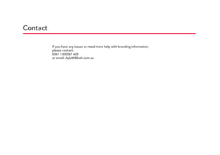 Lush manualidentityfinaldesign1 | PDF