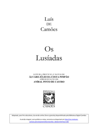Lusiadas, de Luis de Camões