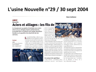 L'usine Nouvelle n°29 / 30 sept 2004 

