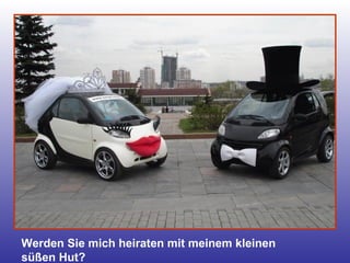 Werden Sie mich heiraten mit meinem kleinen süßen Hut? 