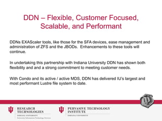 Lustre at indiana university | PDF