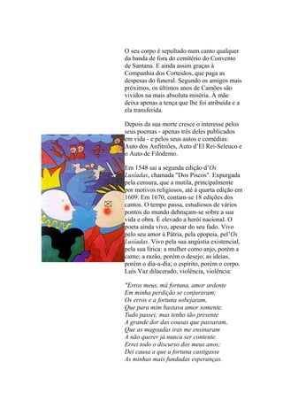 LuíS Vaz De CamõEs