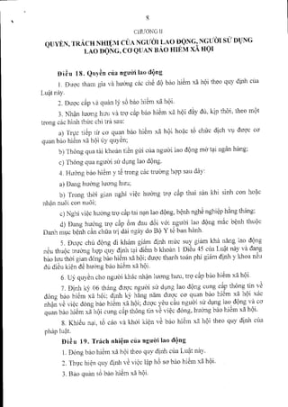 Luật bảo hiểm xã hội