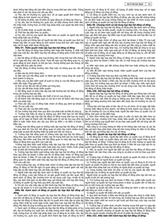 HUỲNH BÁ HỌC           14

được thông báo bằng văn bản đến công ty trong thời hạn sớm nhất. Thông        doanh của cổ đông là tổ chức; số lượng cổ phần từng loại, số và ngày
báo phải có các nội dung chủ yếu sau đây:                                     đăng ký cổ đông của từng cổ đông.
   a) Tên, địa chỉ thường trú, quốc tịch, số và ngày quyết định thành lập        3. Cổ đông có quyền kiểm tra, tra cứu, trích lục và sao danh sách cổ
hoặc đăng ký kinh doanh của cổ đông;                                          đông có quyền dự họp Đại hội đồng cổ đông; yêu cầu sửa đổi những thông
   b) Số lượng cổ phần, loại cổ phần và ngày đăng ký cổ đông tại công ty;     tin sai lệch hoặc bổ sung những thông tin cần thiết về mình trong danh
   c) Họ, tên, địa chỉ thường trú, quốc tịch, số Giấy chứng minh nhân dân,    sách cổ đông có quyền dự họp Đại hội đồng cổ đông.
Hộ chiếu hoặc chứng thực cá nhân hợp pháp khác của người đại diện theo           Điều 99. Chương trình và nội dung họp Đại hội đồng cổ đông
uỷ quyền;                                                                        1. Người triệu tập họp Đại hội đồng cổ đông phải lập danh sách cổ đông
   d) Số cổ phần được uỷ quyền đại diện;                                      có quyền dự họp và biểu quyết; chuẩn bị chương trình, nội dung, tài liệu
   đ) Thời hạn đại diện theo uỷ quyền;                                        cuộc họp và dự thảo nghị quyết đối với từng vấn đề trong chương trình
   e) Họ, tên, chữ ký của người đại diện theo uỷ quyền và người đại diện      họp; xác định thời gian, địa điểm họp và gửi thông báo mời họp đến các cổ
theo pháp luật của cổ đông.                                                   đông có quyền dự họp.
   Công ty phải gửi thông báo về người đại diện theo uỷ quyền quy định tại       2. Cổ đông hoặc nhóm cổ đông quy định tại khoản 2 Điều 79 của Luật
khoản này đến cơ quan đăng ký kinh doanh trong thời hạn năm ngày làm          này có quyền kiến nghị vấn đề đưa vào chương trình họp Đại hội đồng cổ
việc, kể từ ngày nhận được thông báo.                                         đông. Kiến nghị phải bằng văn bản và được gửi đến công ty chậm nhất ba
   Điều 97. Thẩm quyền triệu tập họp Đại hội đồng cổ đông                     ngày làm việc trước ngày khai mạc, trừ trường hợp Điều lệ công ty có quy
   1. Đại hội đồng cổ đông họp thường niên hoặc bất thường; ít nhất mỗi       định thời hạn khác. Kiến nghị phải ghi rõ tên cổ đông, số lượng từng loại
năm họp một lần. Địa điểm họp Đại hội đồng cổ đông phải ở trên lãnh thổ       cổ phần của cổ đông, số và ngày đăng ký cổ đông tại công ty, vấn đề kiến
Việt Nam.                                                                     nghị đưa vào chương trình họp.
   2. Đại hội đồng cổ đông phải họp thường niên trong thời hạn bốn tháng,        3. Người triệu tập họp Đại hội đồng cổ đông chỉ có quyền từ chối kiến
kể từ ngày kết thúc năm tài chính. Theo đề nghị của Hội đồng quản trị, cơ     nghị quy định tại khoản 2 Điều này nếu có một trong các trường hợp sau
quan đăng ký kinh doanh có thể gia hạn, nhưng không quá sáu tháng, kể         đây:
từ ngày kết thúc năm tài chính.                                                  a) Kiến nghị được gửi đến không đúng thời hạn hoặc không đủ, không
   Đại hội đồng cổ đông thường niên thảo luận và thông qua các vấn đề         đúng nội dung;
sau đây:                                                                         b) Vấn đề kiến nghị không thuộc thẩm quyền quyết định của Đại hội
   a) Báo cáo tài chính hàng năm;                                             đồng cổ đông;
   b) Báo cáo của Hội đồng quản trị đánh giá thực trạng công tác quản lý         c) Trường hợp khác theo quy định của Điều lệ công ty.
kinh doanh ở công ty;                                                            4. Người triệu tập họp Đại hội đồng cổ đông phải chấp nhận và đưa kiến
   c) Báo cáo của Ban kiểm soát về quản lý công ty của Hội đồng quản trị,     nghị quy định tại khoản 2 Điều này vào dự kiến chương trình và nội dung
Giám đốc hoặc Tổng giám đốc;                                                  cuộc họp, trừ trường hợp quy định tại khoản 3 Điều này; kiến nghị được
   d) Mức cổ tức đối với mỗi cổ phần của từng loại;                           chính thức bổ sung vào chương trình và nội dung cuộc họp nếu được Đại
   đ) Các vấn đề khác thuộc thẩm quyền.                                       hội đồng cổ đông chấp thuận.
   3. Hội đồng quản trị phải triệu tập họp bất thường Đại hội đồng cổ đông       Điều 100. Mời họp Đại hội đồng cổ đông
trong các trường hợp sau đây:                                                    1. Người triệu tập họp Đại hội đồng cổ đông phải gửi thông báo mời họp
   a) Hội đồng quản trị xét thấy cần thiết vì lợi ích của công ty;            đến tất cả cổ đông có quyền dự họp chậm nhất bảy ngày làm việc trước
   b) Số thành viên Hội đồng quản trị còn lại ít hơn số thành viên theo quy   ngày khai mạc nếu Điều lệ công ty không quy định thời hạn. Thông báo
định của pháp luật;                                                           được gửi bằng phương thức bảo đảm đến được địa chỉ thường trú của cổ
   c) Theo yêu cầu của cổ đông hoặc nhóm cổ đông quy định tại khoản 2         đông.
Điều 79 của Luật này;                                                            Thông báo mời họp phải có tên, địa chỉ trụ sở chính, số và ngày cấp Giấy
   d) Theo yêu cầu của Ban kiểm soát;                                         chứng nhận đăng ký kinh doanh, nơi đăng ký kinh doanh của công ty; tên,
   đ) Các trường hợp khác theo quy định của pháp luật và Điều lệ công ty.     địa chỉ thường trú của cổ đông hoặc người đại diện theo uỷ quyền của cổ
   4. Trường hợp Điều lệ công ty không quy định thời hạn thì Hội đồng         đông; thời gian và địa điểm họp.
quản trị phải triệu tập họp Đại hội đồng cổ đông trong thời hạn ba mươi          2. Kèm theo thông báo mời họp phải có mẫu chỉ định đại diện theo uỷ
ngày, kể từ ngày số thành viên Hội đồng quản trị còn lại như quy định tại     quyền dự họp, chương trình họp, phiếu biểu quyết, các tài liệu thảo luận
điểm b hoặc nhận được yêu cầu quy định tại điểm c và điểm d khoản 3           làm cơ sở thông qua quyết định và dự thảo nghị quyết đối với từng vấn đề
Điều này.                                                                     trong chương trình họp.
   Trường hợp Hội đồng quản trị không triệu tập họp Đại hội đồng cổ đông         Nếu công ty có trang thông tin điện tử thì thông báo mời họp và các tài
như quy định thì Chủ tịch Hội đồng quản trị phải chịu trách nhiệm trước       liệu gửi kèm theo phải được công bố trên trang thông tin điện tử đó đồng
pháp luật và phải bồi thường thiệt hại phát sinh đối với công ty.             thời với việc gửi thông báo cho các cổ đông.
   5. Trường hợp Hội đồng quản trị không triệu tập họp Đại hội đồng cổ           Điều 101. Quyền dự họp Đại hội đồng cổ đông
đông theo quy định tại khoản 4 Điều này thì trong thời hạn ba mươi ngày          1. Cổ đông là cá nhân, người đại diện theo uỷ quyền của cổ đông là tổ
tiếp theo, Ban kiểm soát thay thế Hội đồng quản trị triệu tập họp Đại hội     chức trực tiếp hoặc uỷ quyền bằng văn bản cho một người khác dự họp
đồng cổ đông theo quy định của Luật này.                                      Đại hội đồng cổ đông. Trường hợp cổ đông là tổ chức không có người đại
   Trường hợp Ban kiểm soát không triệu tập họp Đại hội đồng cổ đông          diện theo uỷ quyền theo quy định tại khoản 3 Điều 96 của Luật này thì uỷ
như quy định thì Trưởng ban kiểm soát phải chịu trách nhiệm trước pháp        quyền người khác dự họp Đại hội đồng cổ đông.
luật và phải bồi thường thiệt hại phát sinh đối với công ty.                     2. Việc uỷ quyền cho người đại diện dự họp Đại hội đồng cổ đông phải
   6. Trường hợp Ban kiểm soát không triệu tập họp Đại hội đồng cổ đông       lập thành văn bản theo mẫu của công ty và phải có chữ ký theo quy định
theo quy định tại khoản 5 Điều này thì cổ đông hoặc nhóm cổ đông quy          sau đây:
định tại khoản 2 Điều 79 của Luật này đã yêu cầu có quyền thay thế Hội           a) Trường hợp cổ đông là cá nhân là người uỷ quyền thì phải có chữ ký
đồng quản trị, Ban kiểm soát triệu tập họp Đại hội đồng cổ đông theo quy      của cổ đông đó và người được uỷ quyền dự họp;
định của Luật này.                                                               b) Trường hợp người đại diện theo uỷ quyền của cổ đông là tổ chức là
   Trong trường hợp này, cổ đông hoặc nhóm cổ đông triệu tập họp Đại hội      người uỷ quyền thì phải có chữ ký của người đại diện theo uỷ quyền, người
đồng cổ đông có thể đề nghị cơ quan đăng ký kinh doanh giám sát việc          đại diện theo pháp luật của cổ đông và người được uỷ quyền dự họp;
triệu tập và tiến hành họp nếu xét thấy cần thiết.                               c) Trong trường hợp khác thì phải có chữ ký của người đại diện theo
   7. Người triệu tập phải lập danh sách cổ đông có quyền dự họp Đại hội      pháp luật của cổ đông và người được uỷ quyền dự họp.
đồng cổ đông, cung cấp thông tin và giải quyết khiếu nại liên quan đến           Người được uỷ quyền dự họp Đại hội đồng cổ đông phải nộp văn bản uỷ
danh sách cổ đông, lập chương trình và nội dung cuộc họp, chuẩn bị tài        quyền trước khi vào phòng họp.
liệu, xác định thời gian và địa điểm họp, gửi thông báo mời họp đến từng         3. Trừ trường hợp quy định tại khoản 4 Điều này, phiếu biểu quyết của
cổ đông có quyền dự họp theo quy định của Luật này.                           người được uỷ quyền dự họp trong phạm vi được uỷ quyền vẫn có hiệu lực
   8. Chi phí cho việc triệu tập và tiến hành họp Đại hội đồng cổ đông theo   khi có một trong các trường hợp sau đây:
quy tại các khoản 4, 5 và 6 của Điều này sẽ được công ty hoàn lại.               a) Người uỷ quyền đã chết, bị hạn chế năng lực hành vi dân sự hoặc bị
   Điều 98. Danh sách cổ đông có quyền dự họp Đại hội đồng cổ                 mất năng lực hành vi dân sự;
đông                                                                             b) Người uỷ quyền đã chấm dứt việc uỷ quyền.
  1. Danh sách cổ đông có quyền dự họp Đại hội đồng cổ đông được lập             4. Quy định tại khoản 2 Điều này không áp dụng nếu công ty nhận được
dựa trên sổ đăng ký cổ đông của công ty. Danh sách cổ đông có quyền dự        thông báo bằng văn bản về một trong các trường hợp quy định tại khoản 3
họp Đại hội đồng cổ đông được lập khi có quyết định triệu tập và phải lập     Điều này chậm nhất hai mươi tư giờ trước giờ khai mạc cuộc họp của Đại
xong chậm nhất ba mươi ngày trước ngày khai mạc họp Đại hội đồng cổ           hội đồng cổ đông.
đông nếu Điều lệ công ty không quy định một thời hạn khác ngắn hơn.              5. Trường hợp cổ phần được chuyển nhượng trong thời gian từ ngày lập
  2. Danh sách cổ đông có quyền dự họp Đại hội đồng cổ đông phải có họ,       xong danh sách cổ đông đến ngày khai mạc họp Đại hội đồng cổ đông thì
tên, địa chỉ thường trú, quốc tịch, số Giấy chứng minh nhân dân, Hộ chiếu     người nhận chuyển nhượng có quyền dự họp Đại hội đồng cổ đông thay
hoặc chứng thực cá nhân hợp pháp khác của cổ đông là cá nhân; tên, địa        thế cho người chuyển nhượng đối với số cổ phần đã chuyển nhượng.
chỉ thường trú, quốc tịch, số quyết định thành lập hoặc số đăng ký kinh          Điều 102. Điều kiện tiến hành họp Đại hội đồng cổ đông
 