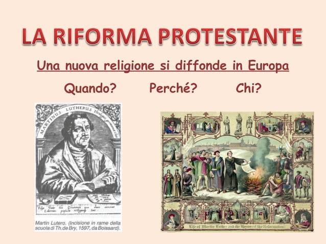 La Riforma Protestante e la Controriforma | PPT | Christianity
