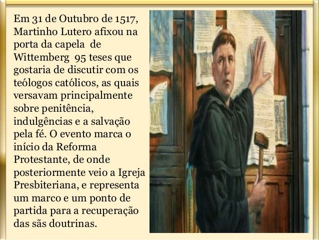 As 95 teses de Martinho Lutero