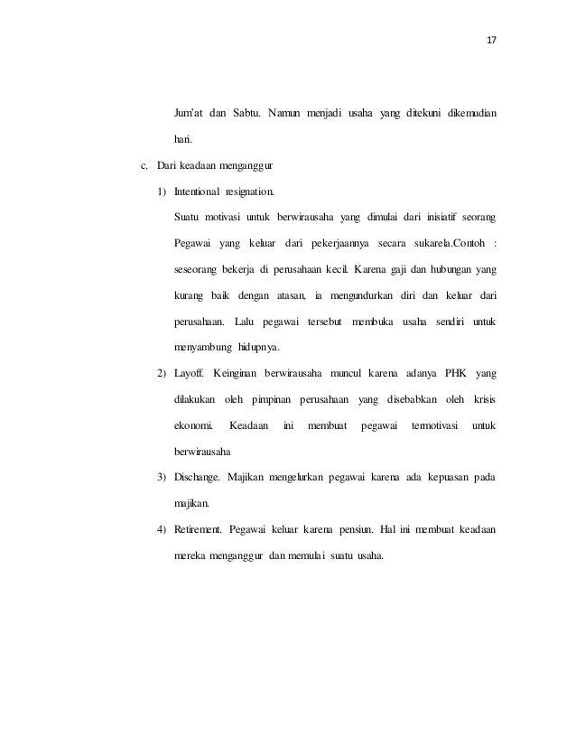 Proposal Penelitian : Motivasi Wirausaha Mahasiswa 