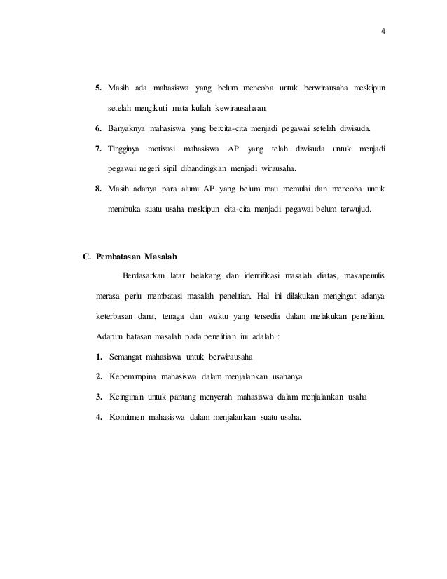 17+ Contoh batasan masalah dalam makalah mahasiswa ideas