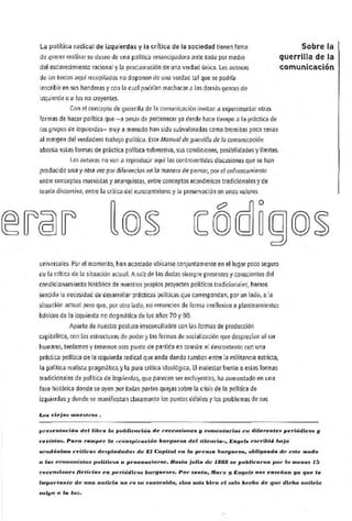 Manual Guerrilla Comunicacion - Luther Blisset