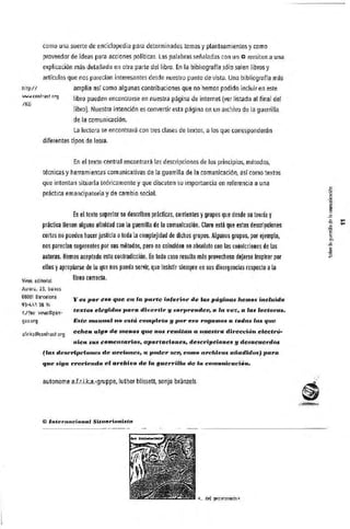 Manual Guerrilla Comunicacion - Luther Blisset