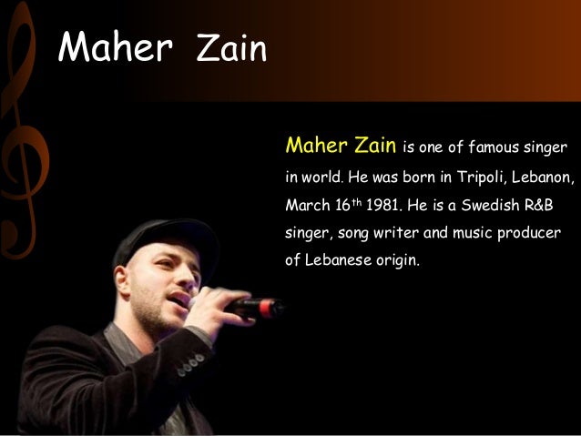 Maher Zain Descriptive Text