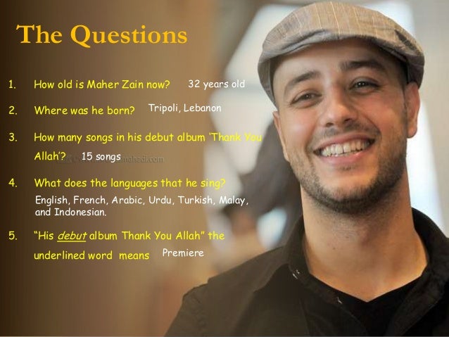 Maher Zain (descriptive text)