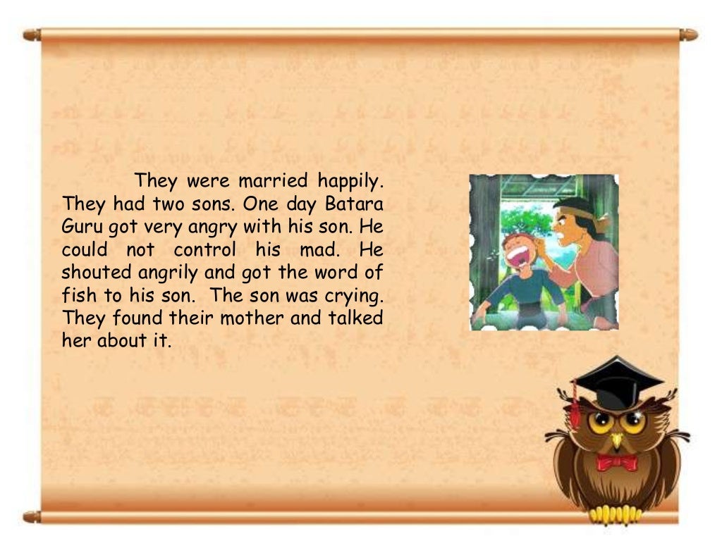 The Legend of Danau Toba (narrative text)