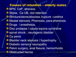 Procolase Cap Luts, retention, anuria | PPT